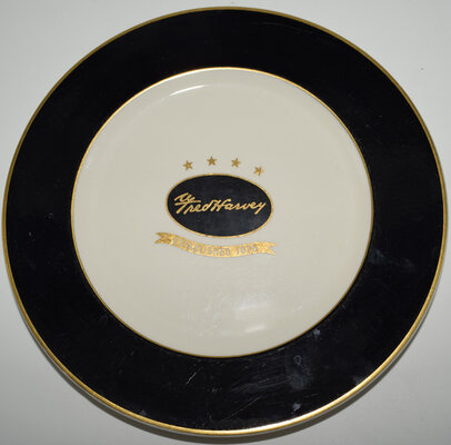 FRED HARVEY SERVICE PLATE