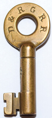 D&RGRR KEY