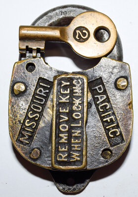 MISSOURI PACIFIC LOCK