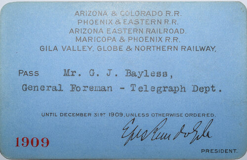 ARIZONA & COLORADO RR PASS