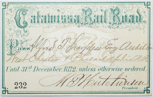 CATAWISSA RAILROAD PASS