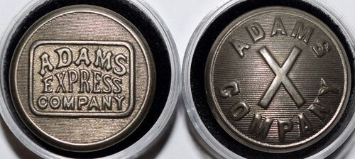 ADAMS EXPRESS COMPANY BUTTON