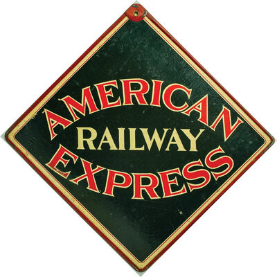 AMERICAN RAILWAY EXPRESS SIGN