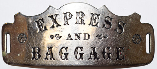 EXPRESS AND BAGGAGE BADGE