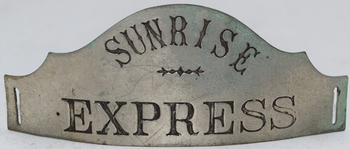 SUNRISE EXPRESS BADGE
