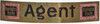 View lot 34 BURLINGTON ROUTE AGENT CAP BADGE