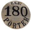 View lot 48 PRR 180 PORTER CAP BADGE