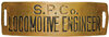 SP CO LOCOMOTIVE ENGINEER BADGE