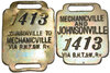 B.H.T.& W.RY BAGGAGE TAG