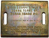 MISSISSIPPI RIVER & BONNE TERRE RY BAGGAGE TAG