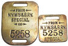 NYWS&BRY BAGGAGE TAG