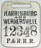 P&R RR BAGGAGE TAG