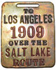 SALT LAKE ROUTE BAGGAGE TAG