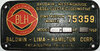PENNSYLVANIA RR BUILDERS PLATE