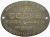 SOUTHERN PACIFIC BUILDERS PLATE