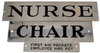 NURSE CHAIR SIGNS