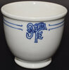 View lot 176 AT&SF BLEEDING BLUE DOUBLE EGG CUP
