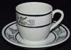 View lot 192 AT&SF GRIFFON DEMITASSE SET
