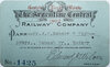 ARGENTINE CENTRAL RAILWAY COMPANY PASS