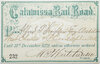 CATAWISSA RAILROAD PASS