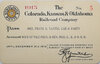 COLORADO, KANSAS & OKLAHOMA RAILROAD COMPANY PASS