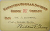 KANSAS CITY OSCEOLA & SOUTHERN RAILWAY COMPANY PASS