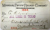 MISSOURI PACIFIC RAILWAY CO PASS