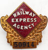 RAILWAY EXPRESS AGENCY 59014 BADGE