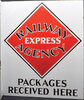 RAILWAY EXPRESS AGENCY SIGN