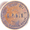 UP SYS CITY TICKET OFFICE SANTA MONICA CALIF WAX SEAL