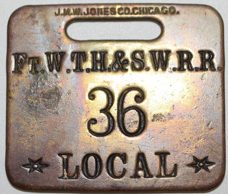 FtWTH&SWRR TAG