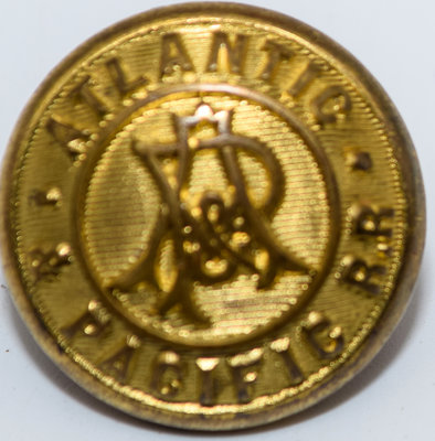 ATLANTIC & PACIFIC RR BUTTON