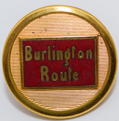BURLINGTON ROUTE BUTTON