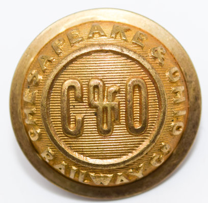 CHESAPEAKE & OHIO RY BUTTON