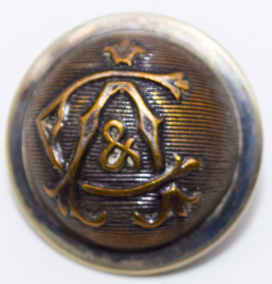 CHICAGO & ALTON BUTTON