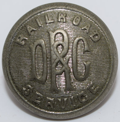 D&RG RAILROAD SERVICE BUTTON
