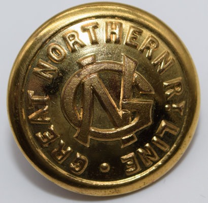 GREAT NORTHERN RY LINE BUTTON