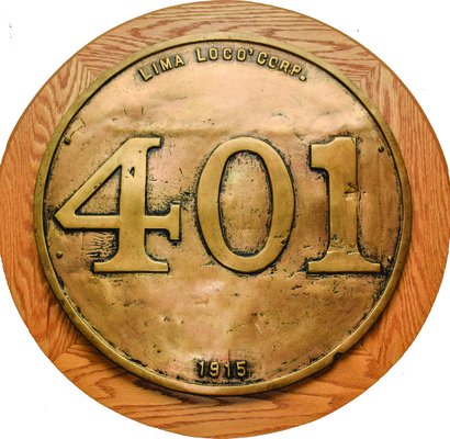 DENVER & SALT LAKE NUMBER PLATE