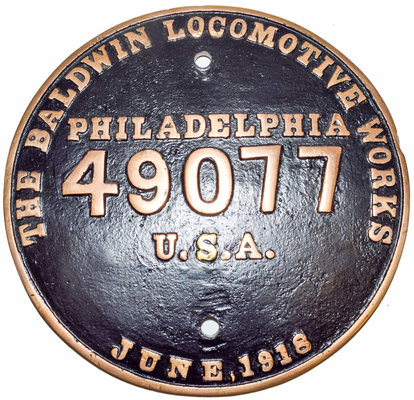 GREAT NORTHERN BUILDERS PLATE