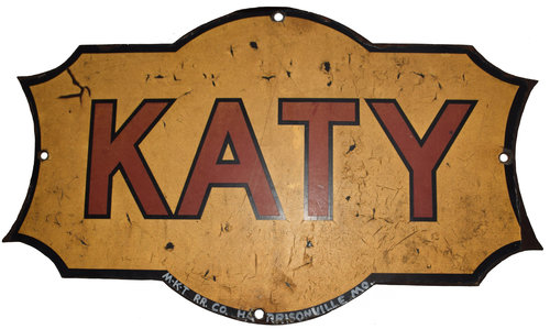 MK&T RR SIGN
