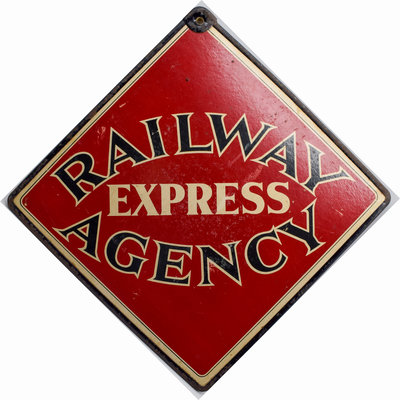 RAILWAY EXPRESS AGENCY SIGN