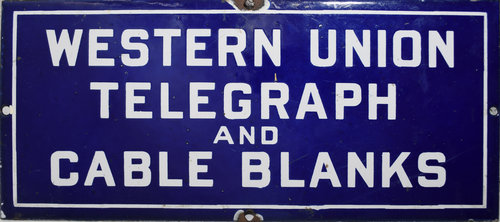 WESTERN UNION SIGN