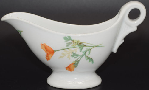 AT&SF CALIFORNIA POPPY GRAVY BOAT