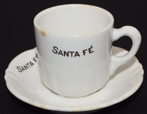 AT&SF COLUMBIAN DEMITASSE SET