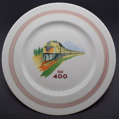 C&NW FLAMBEAU SERVICE PLATE