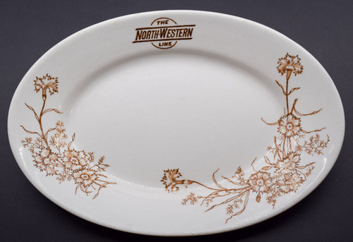 C&NW FOND DU LAC PLATTER