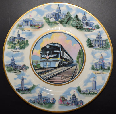 MP STATE CAPITOLS SERVICE PLATE