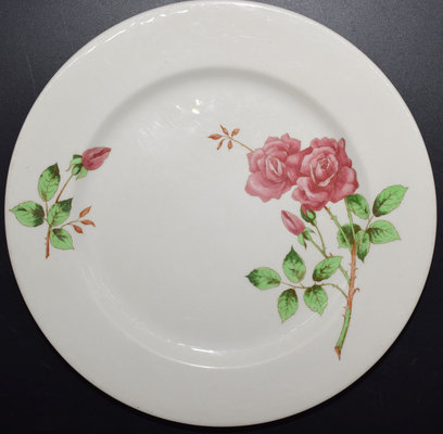 UP PORTLAND ROSE PLATE