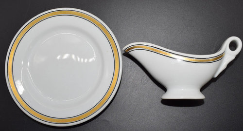 BREAD PLATE & SAUCE BOAT