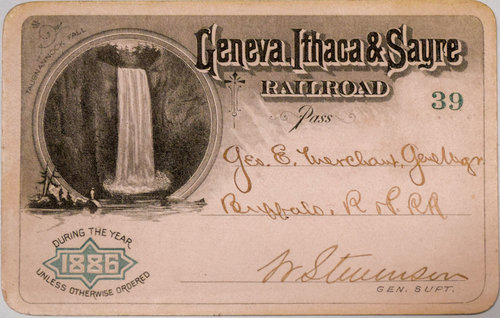 GENEVA ITHACA & SAYRE RAILROAD PASS